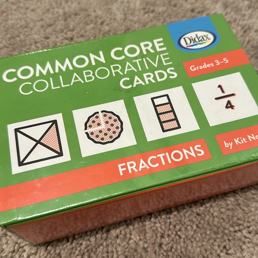 NWT Common Core Collaborative Cards - Fractions - Picture 2 of 3